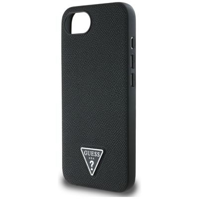 6. Guess Grained Triangle MagSafe case for iPhone 16e - black