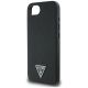 6. Guess Grained Triangle MagSafe case for iPhone 16e - black