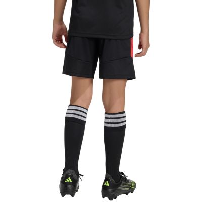 3. adidas Tiro 26 League kids' shorts black and red KA8814