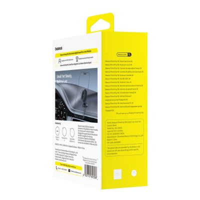 13. Baseus GoTrip DC1 Magnetic Holder Compatible with MagSafe for Windshield/Dashboard - Black