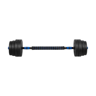 13. Bituminous adjustable dumbbells with connector 2x15kg REBEL ACTIVE