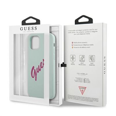 8. Guess GUHCP12LLSVSBF iPhone 12 Pro Max 6.7" blue fuchsia/blue fuschia hardcase Silicone Vintage