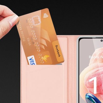 17. Dux Ducis Skin Pro Case for Xiaomi Redmi Note 12 Flip Card Wallet Stand Blue