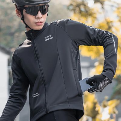 17. Rockbros Fall/Winter Long Sleeve Cycling Jacket XL - Black