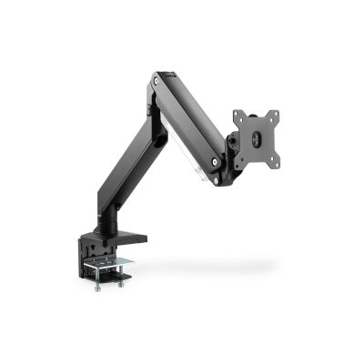 15. Single desk arm with clamp 1xLCD with gas spring max. 35" and 15kg