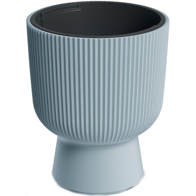 22. MILLY FLOWER POT ON LEG DIAMETER 30 CM LIGHT GRAY
