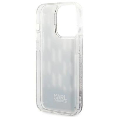 7. Karl Lagerfeld KLHCP14LLMNMK iPhone 14 Pro 6.1 "hardcase black / black Liquid Glitter Monogram