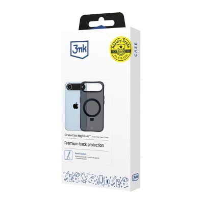 7. 3mk Smoke Case Mag&Stand for iPhone Air - Black