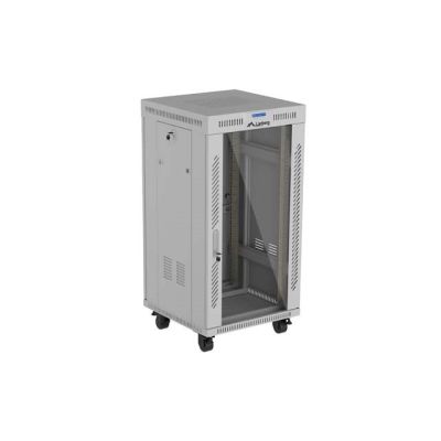 27. LANBERG FLOOR RACK CABINET 19" 22U 600X600 GRAY