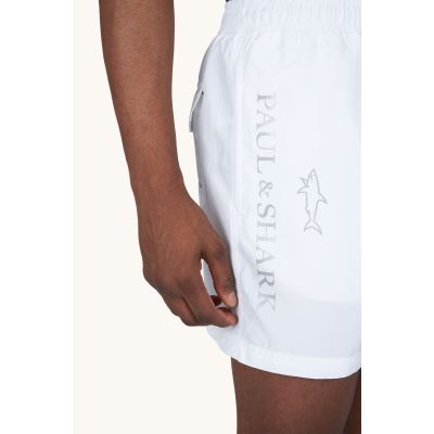 4. Paul&Shark men's swimming trunks white 26415007-010 – stylish, comfortable, sea-ready