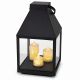 LED LANTERN 25CM 3 CANDLES SASKA GIFT & DECOR
