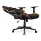 9. COUGAR CGR-A2F Universal Gaming Chair Padded Upholstered Seat Black, Orange
