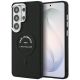 Karl Lagerfeld Embossed Ring RSG Logo MagSafe Case for Samsung Galaxy S26 Ultra - Black
