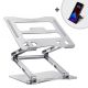 3. Wozinsky WRS-CPY75DSS Aluminum Laptop and Tablet Stand + Free Smartphone Stand - Silver