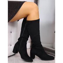 Black Sergio Leone women's high-heel boots