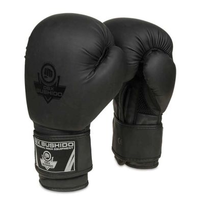 12. 10oz Boxing Gloves - Black Master - Valor Series
