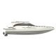 4. Amewi RC Boat Rising Sun Cruise Yacht Li-ion Battery 800 mAh /8+