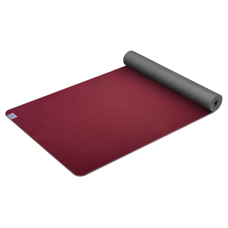 6. GAIAM Earth Lovers Double-Sided Yoga Mat 5 MM 62254