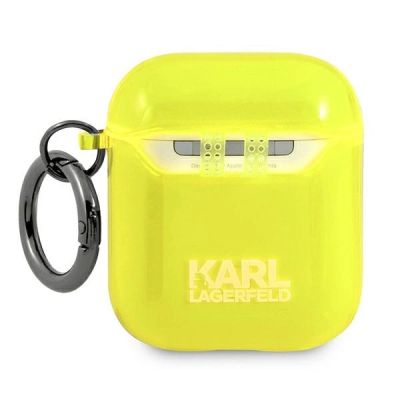 2. Karl Lagerfeld Choupette Case for AirPods 1/2 - Yellow