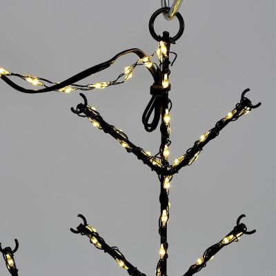 5. DECORATIVE HANGING SNOWFLAKE WITH 470 LEDS, WARM WHITE