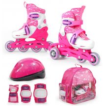SMJ Sport Combo Pink LED set: 2in1 roller skates HS-TNK-000009549