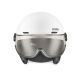 4. UVEX Wanted Visor pro V Ski Helmet, White Matt
