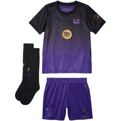 2. Nike FC Barcelona Stadium Away 2026/27 Kids' Soccer Kit Purple-Black II1649 505