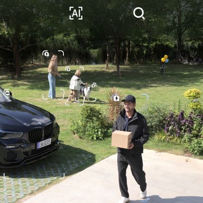 14. Baseus Security X1 Pro Dual Camera 3K Outdoor Camera - White