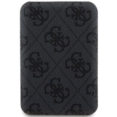 2. Guess Powerbank inductive 15W GUPB5FP4EMGK 5000mAh black/black 4G Leather Metal Logo MagSafe
