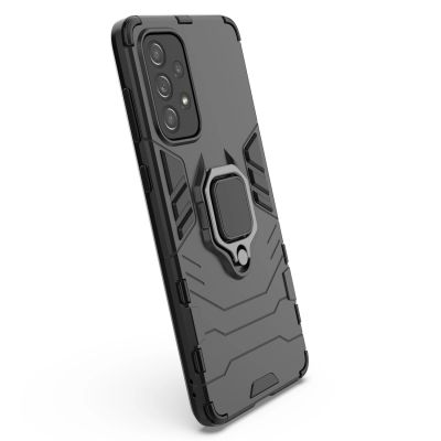 4. Ring Armor tough hybrid case cover + magnetic holder for Samsung Galaxy A73 black