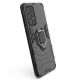 4. Ring Armor tough hybrid case cover + magnetic holder for Samsung Galaxy A73 black