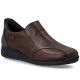 Rieker 47259-27 comfortable brown women's leather shoes