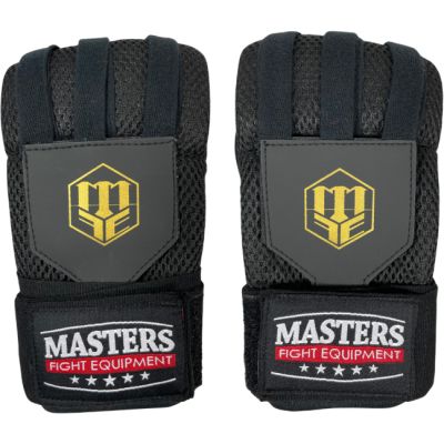 2. MASTERS BBŻ-GRIP gel boxing bandages black