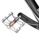 6. Rockbros JT410 4.10 4 Bearing Bicycle Pedals - Silver