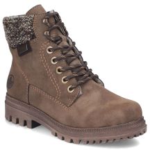Women's comfortable brown trapper boots Rieker Y7621-25