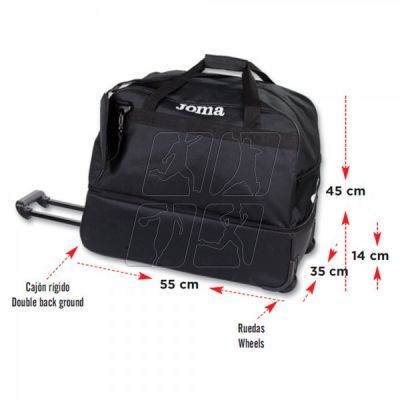 TROLLEY TRAINING BAG BLACK