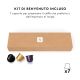6. Krups Nespresso Inissia XN1005 capsule coffee machine (1260W; red)