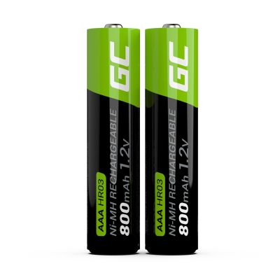 2. GREEN CELL BATTERIES 2X AAA R3 800MAH
