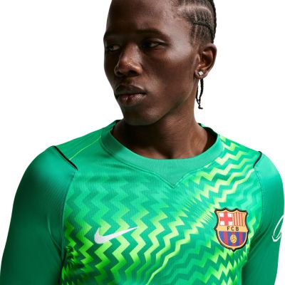 6. Nike FC Barcelona Stadium Goalkeeper2026/27 Men's Jersey Green II1997 324