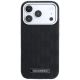 3. Karl Lagerfeld Grained Mono Resin Logo MagSafe Case for iPhone 17 Pro Max / 18 Pro Max - Black