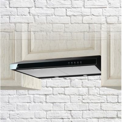 2. Under-cabinet hood AKPO WK-7 K GLASS 60 BLACK/BLACK GLASS (600mm; black)