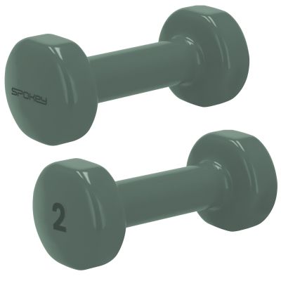 Vinyl Dumbbell Set 2 x 2 kg Spokey SHAPE