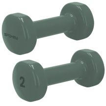 Vinyl Dumbbell Set 2 x 2 kg Spokey SHAPE