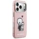 4. Karl Lagerfeld Karl & Choupette Back MagSafe Case for iPhone 17 Pro Max - Pink