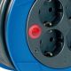 2. Brennenstuhl 1079180004 15 m power strip 4 x network sockets Outdoor Black, Blue