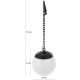 6. SOLAR LAMP PLASTIC BALL HANGING WITH CLIP 10X30CM SET OF 2 PCS