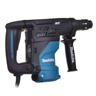 5. MAKITA HR3012FCWJ SDS-Plus 3.9J 1050W AVT MAKPAC Rotary Hammer + DX11 Dust Collector Black, Blue