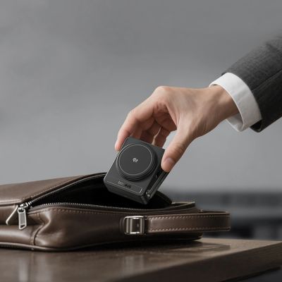 9. Baseus PicoGo AF21 3in1 Qi2.2 35W Wireless Charger with 45W EU Power Adapter and 1m USB-C Cable - Black