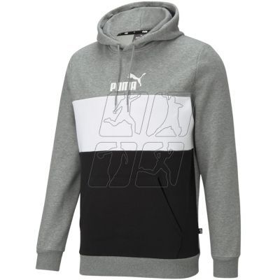 3. Puma ESS + Colorblock Hoodie FL M 587917 03