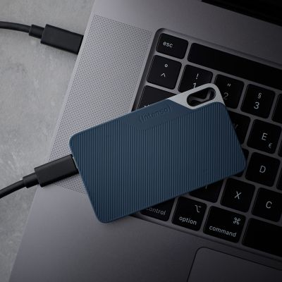 6. Intenso TX100 250GB External SSD, Blue